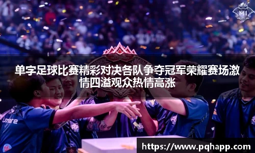 单字足球比赛精彩对决各队争夺冠军荣耀赛场激情四溢观众热情高涨
